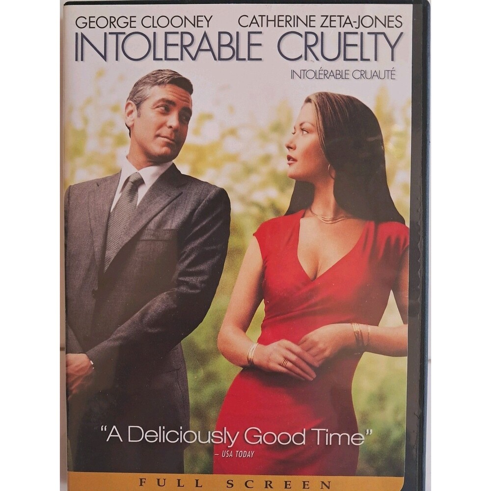Intolerable Cruelty (DVD, 2004, Full Frame Edition)